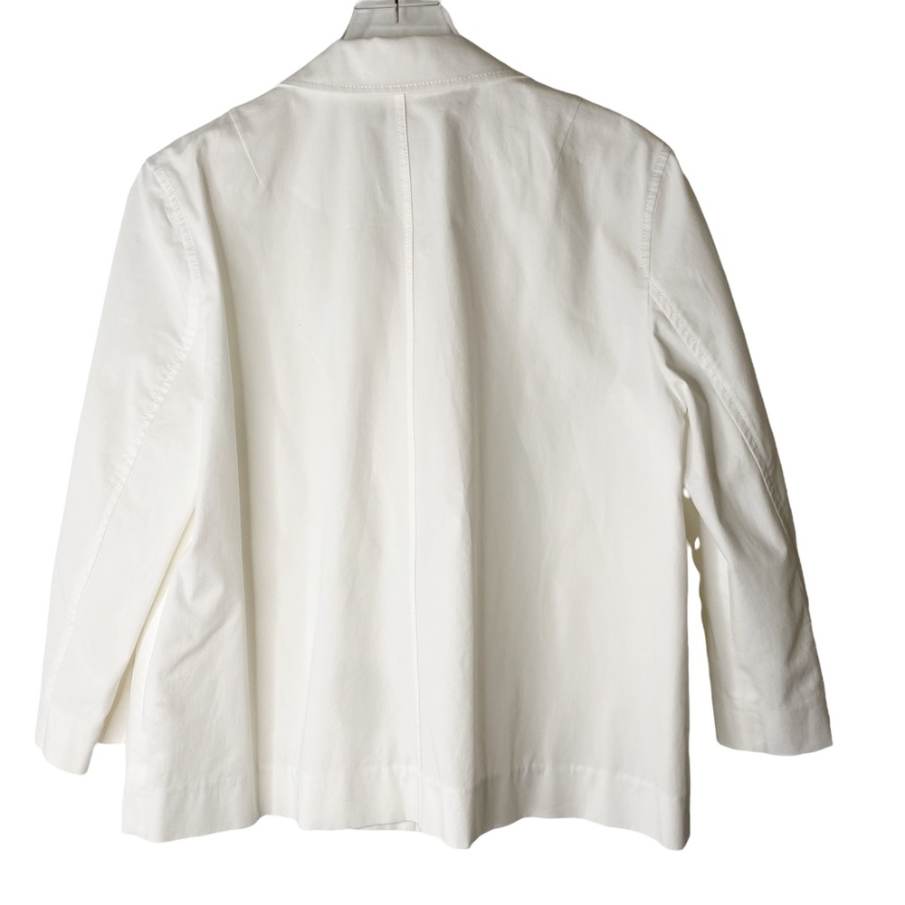 Lafayette 148 New York Classic Button Down Shirt Jacket Blazer Small - Picture 5 of 10